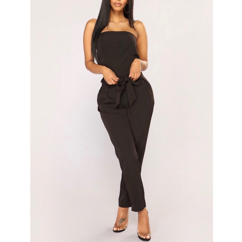 Fashion Nova Taking Control Tube Jumpsuit